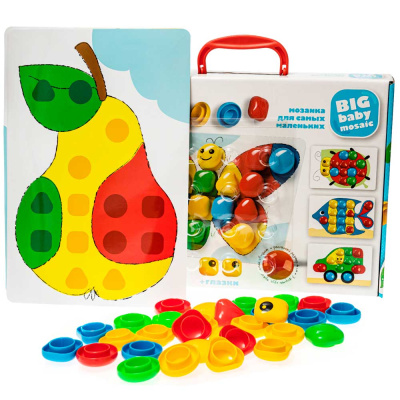 Мозаика для самых маленьких Baby Toys Бабочка Десятое Королевство 03580 1